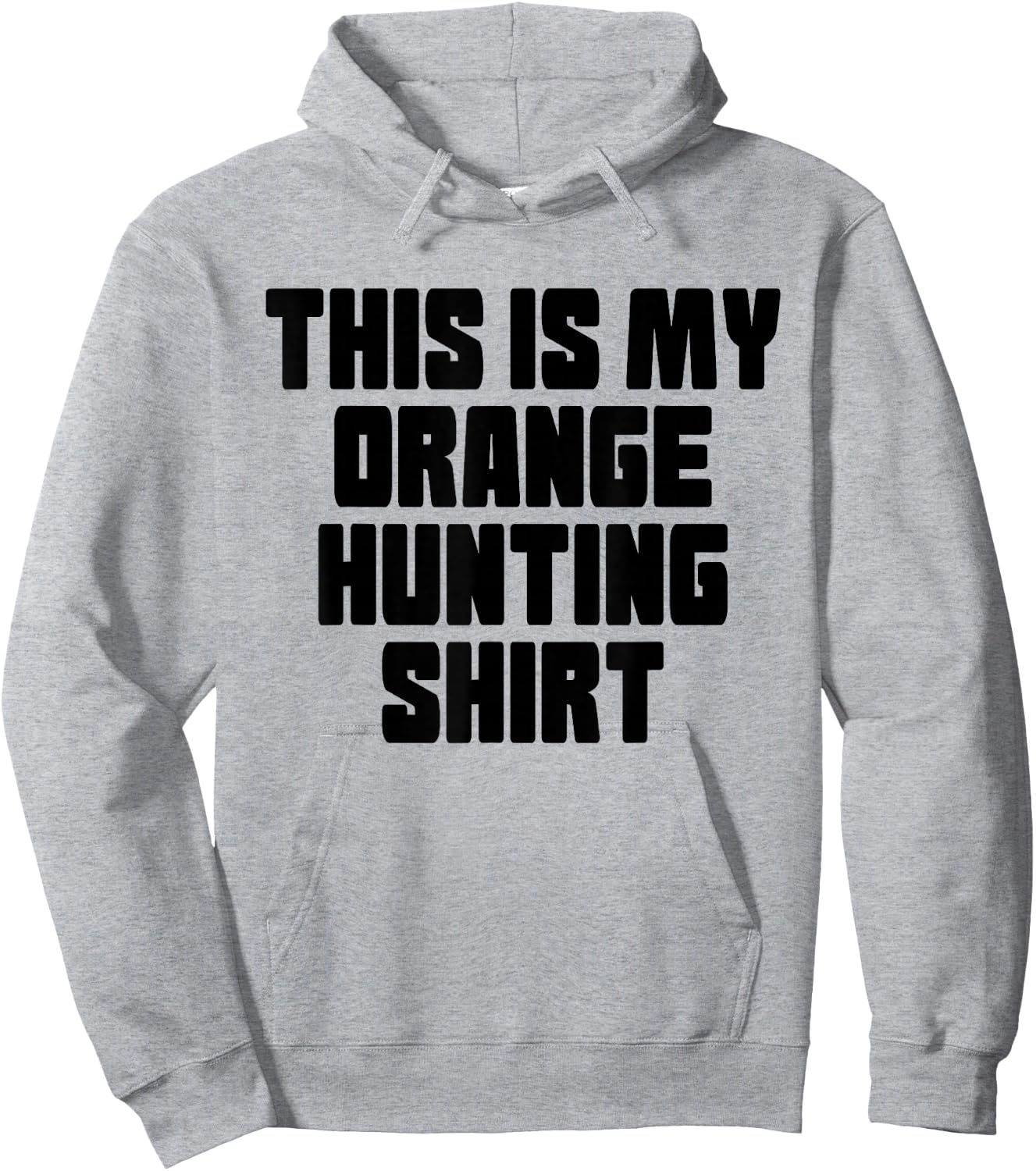 Funny Hunting Vest Orange Deer Duck Boar Wild Pig Hunter Hoodie - Hoodie | Ash