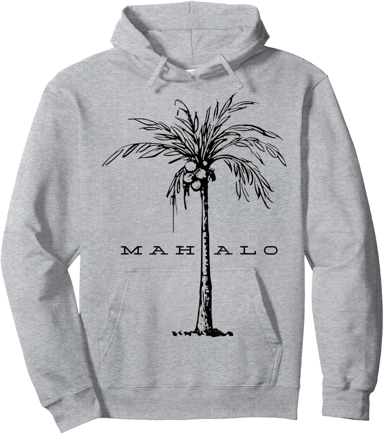 Mahalo Hawaii from the island. Feel the Aloha Spirit Hoodie - Hoodie | Ash