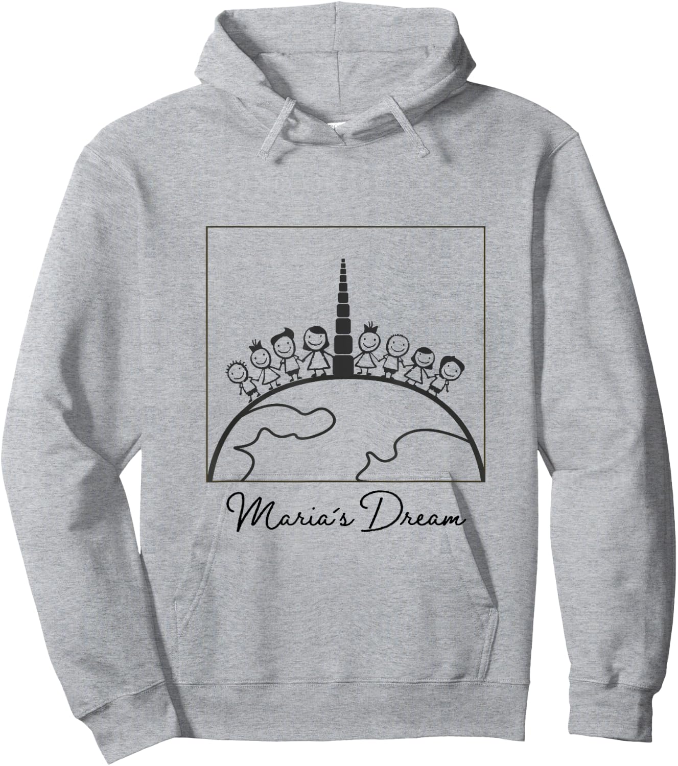 Maria Montessori's Dream Hoodie - Hoodie | Ash