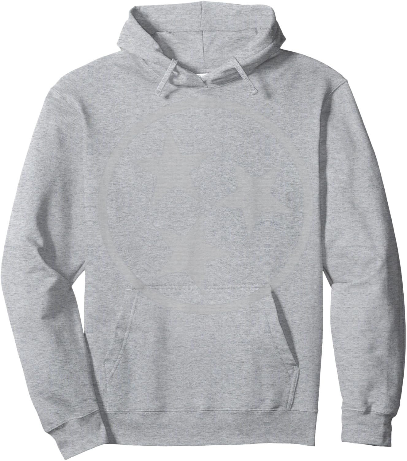 Tennessee Volunteer State Flag Tri-Star Men & Women Hoodie - Hoodie | Ash