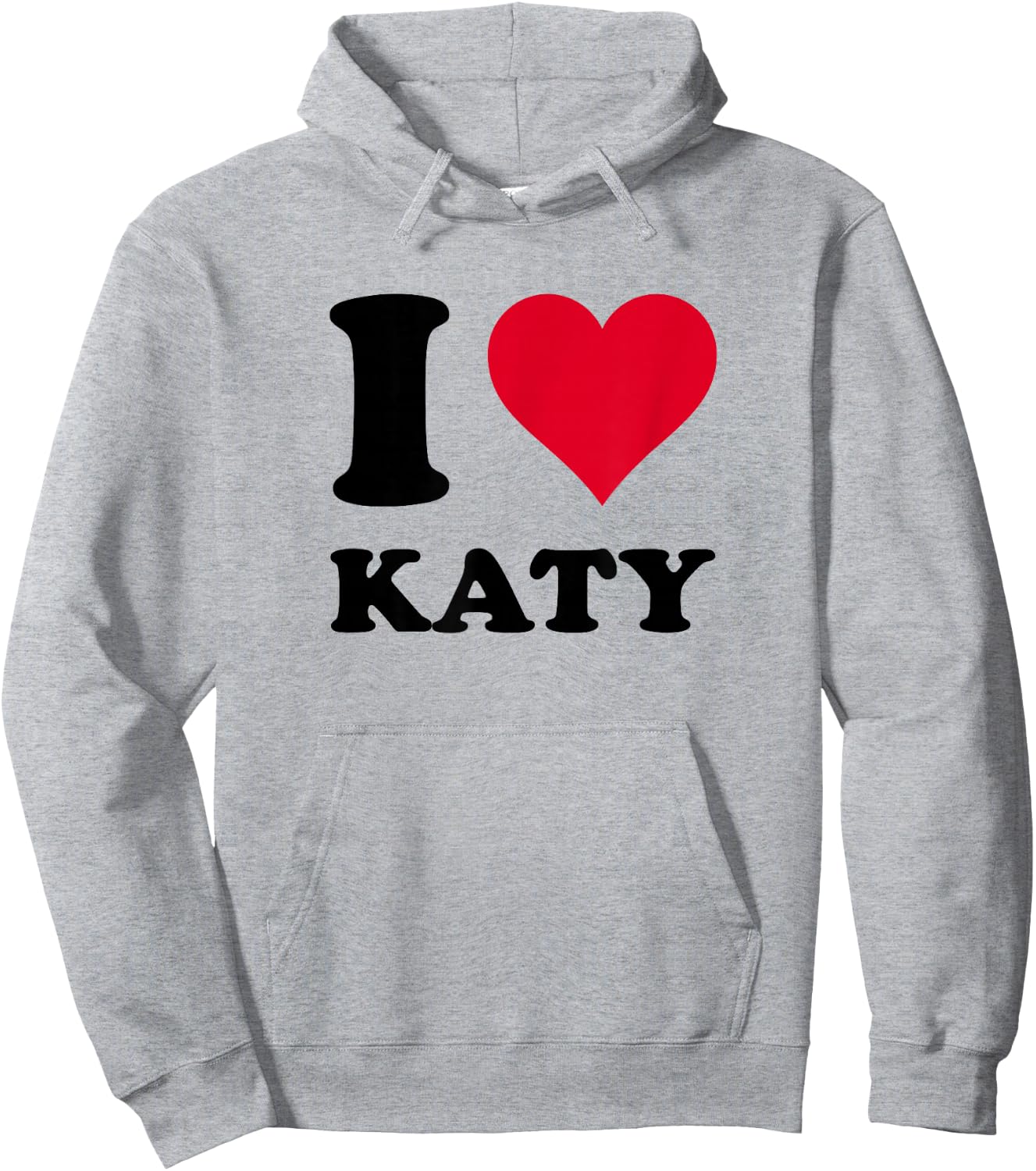 I Love Katy Hoodie - Hoodie | Ash