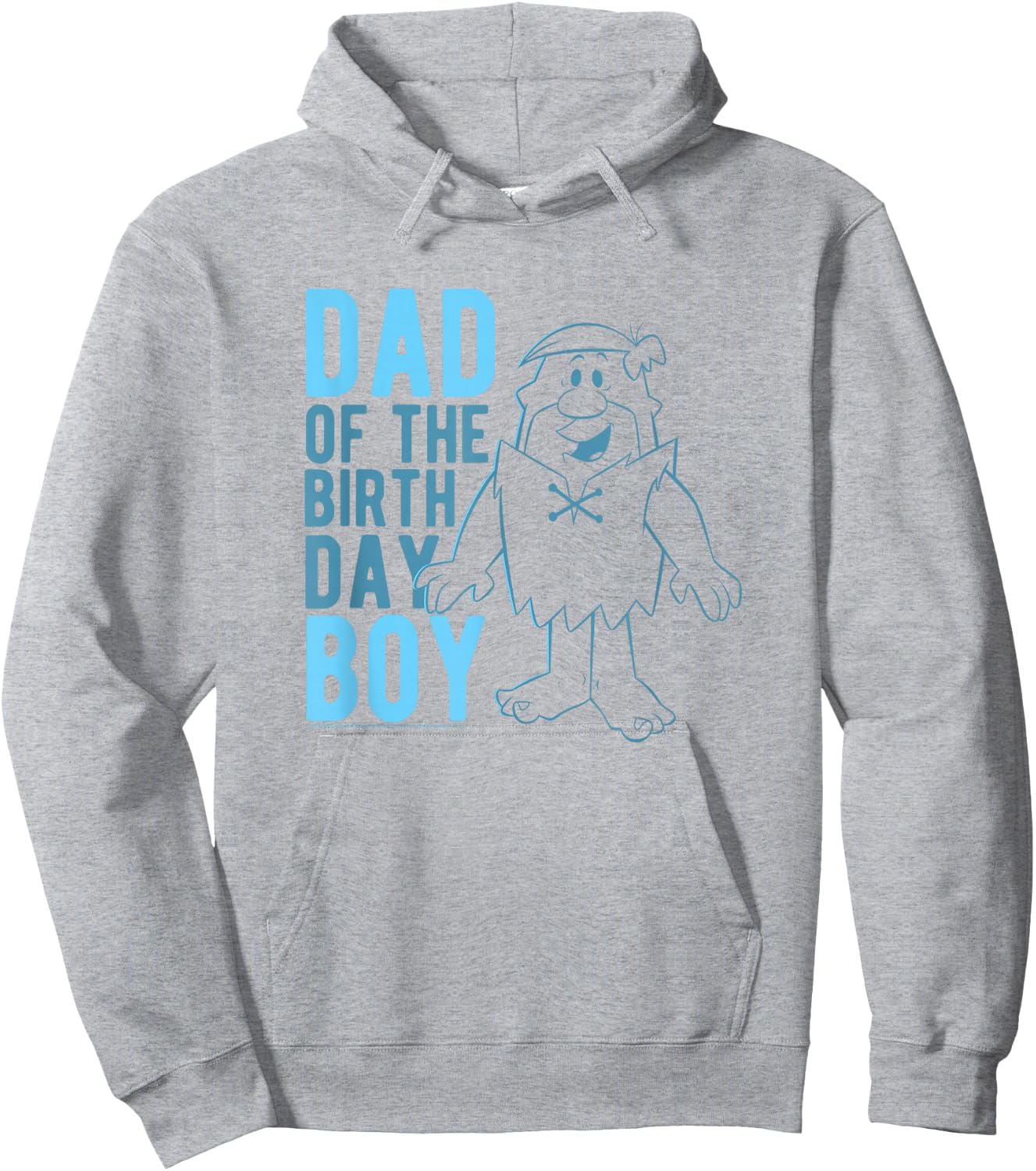 The Flintstones Barney Rubble Dad Of The Birthday Boy Hoodie - Hoodie | Ash