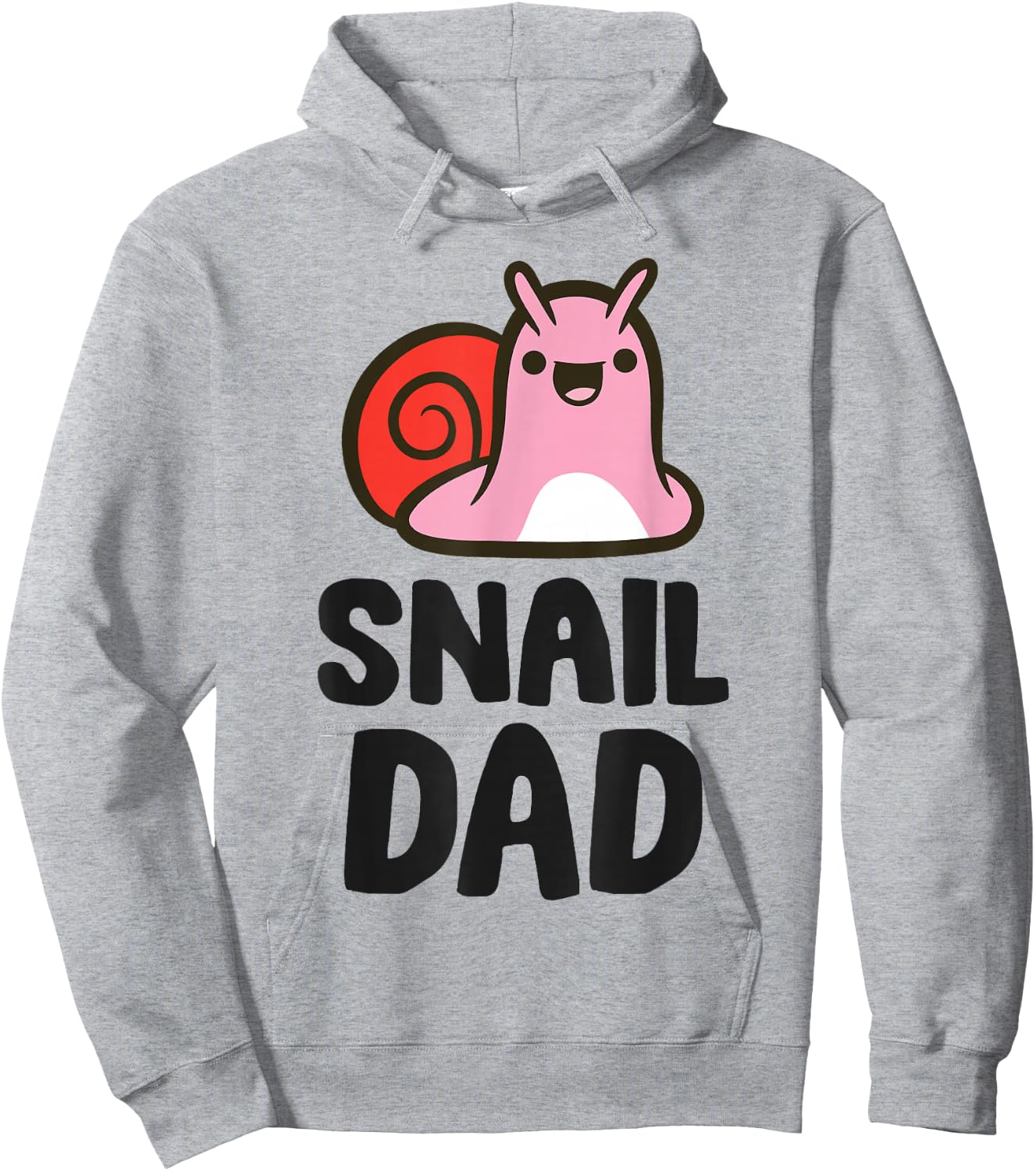 Snail Dad Funny Snail Owner Papa Hoodie - Hoodie | Ash