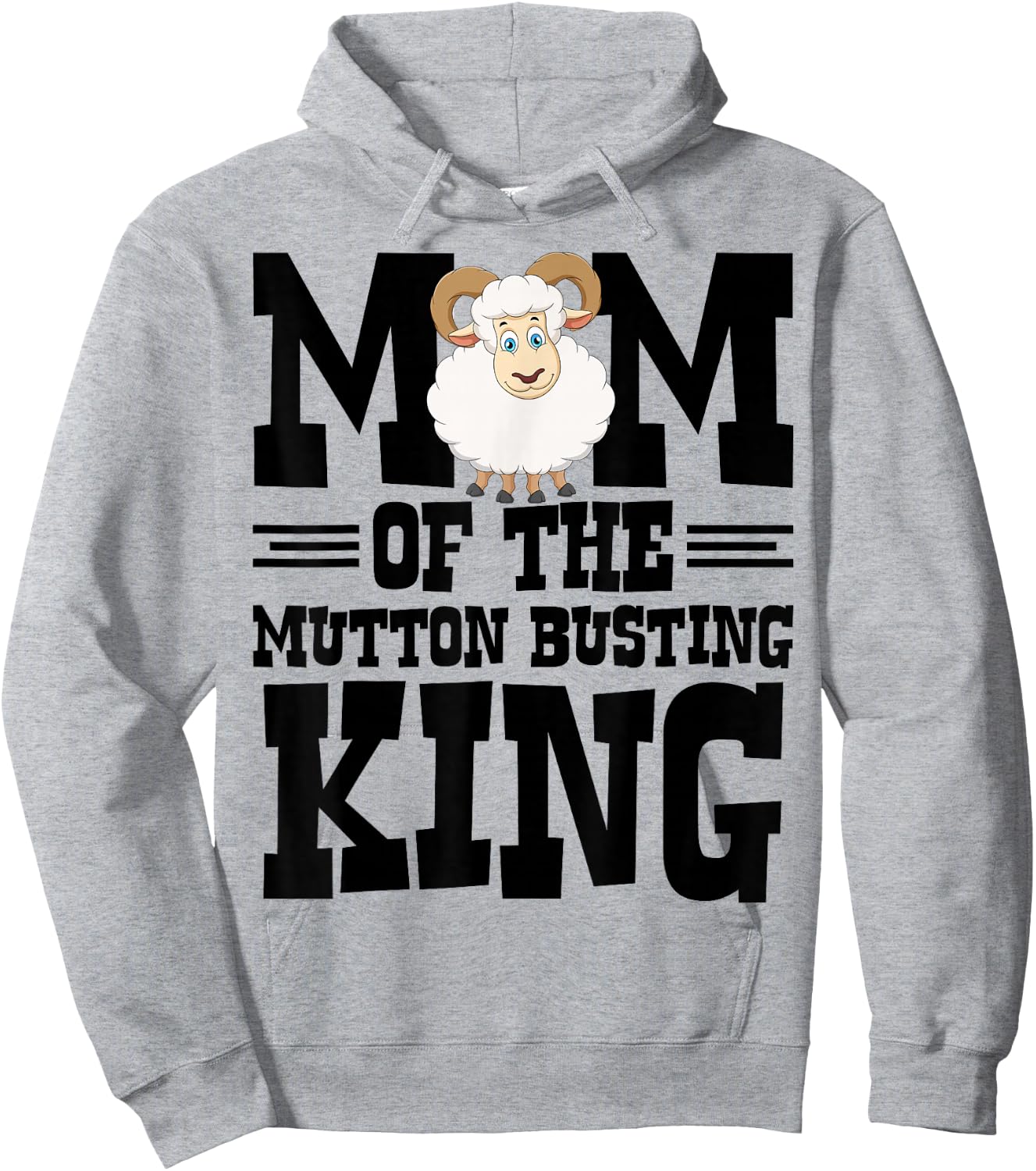 Mutton Busting Gear Rodeo for Boys Mutton Buster Hoodie - Hoodie | Ash