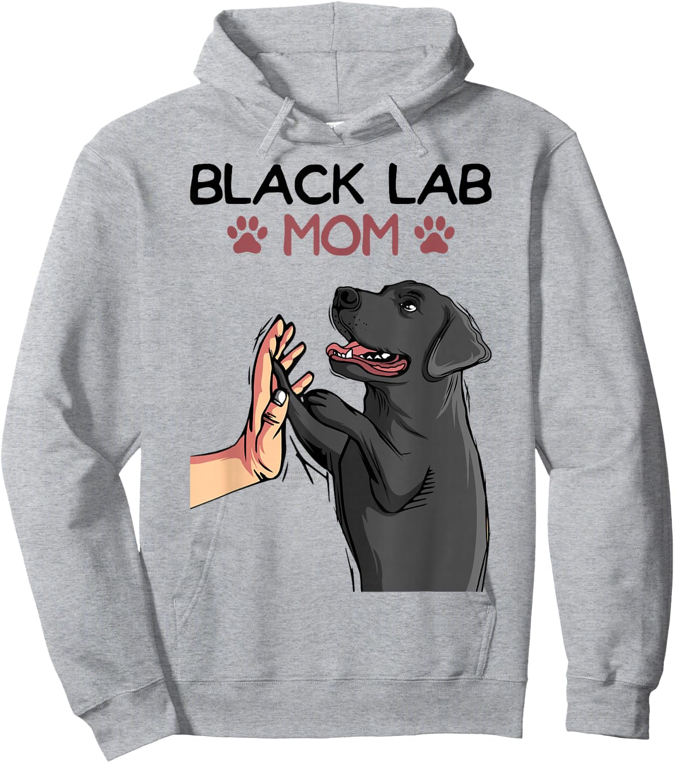 Schwarzer Labrador Retriever Black Lab Mom Labbi Hunde Hoodie - Hoodie | Ash