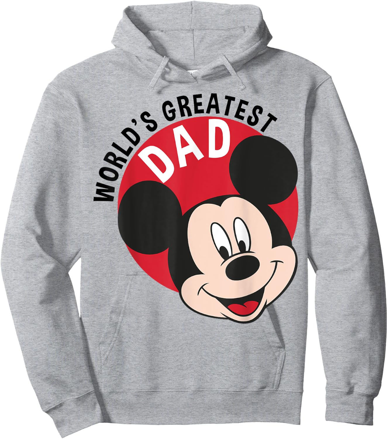 Disney Mickey Mouse: The World's Best Dad for Father's Day Hoodie - Hoodie | Ash