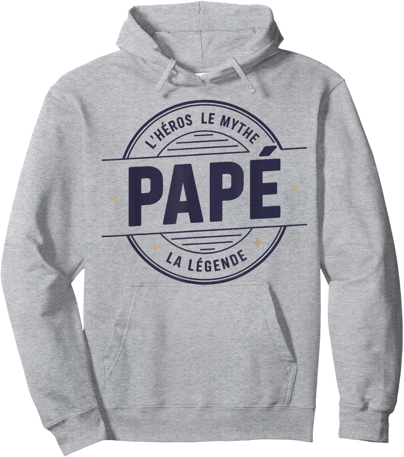 Papé Hero Myth Legend Humour Funny Party Papé Hoodie - Hoodie | Ash