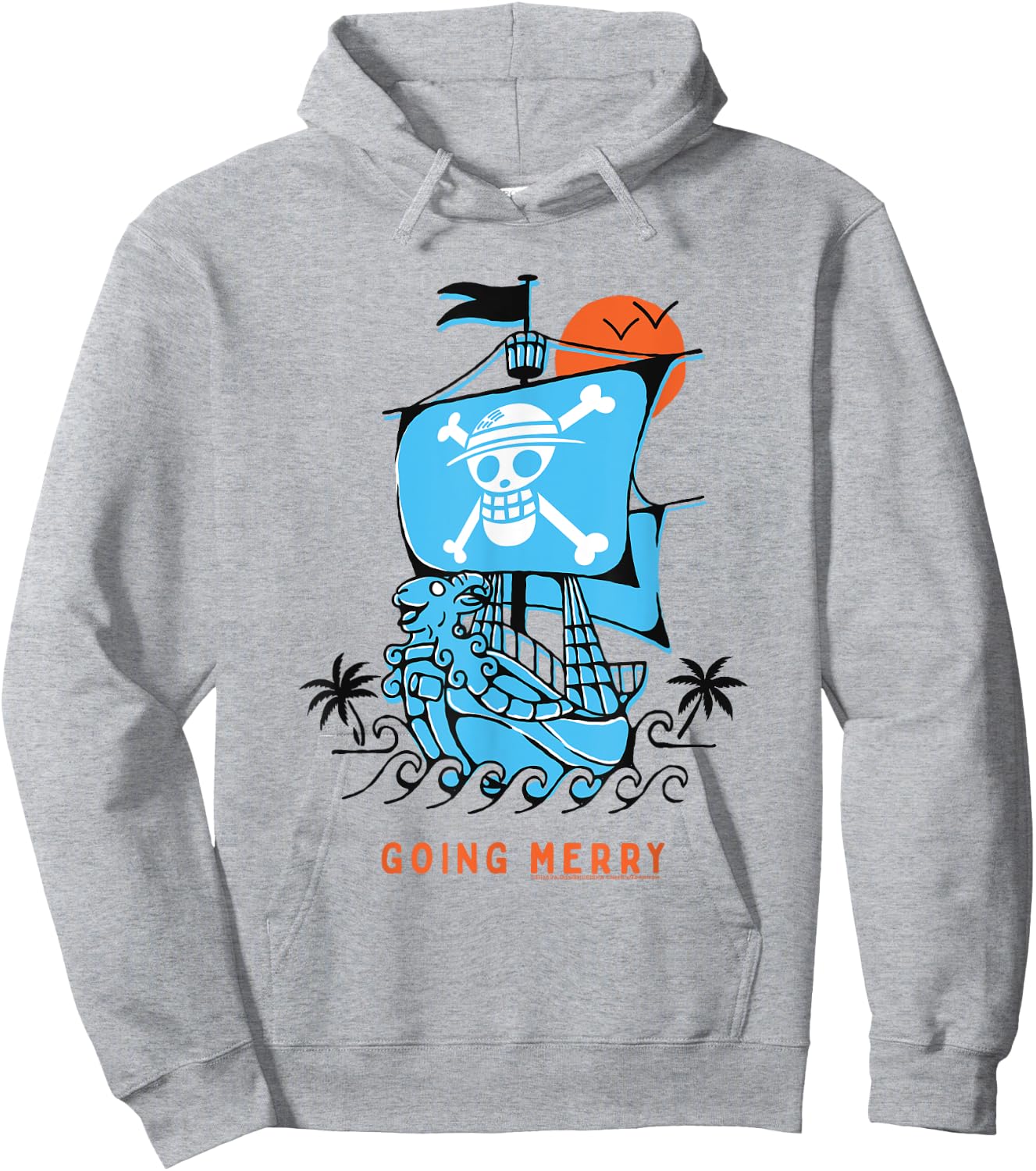 Going Merry Ship Straw Hat Pirates Monkey D Luffy Hoodie - Hoodie | Ash