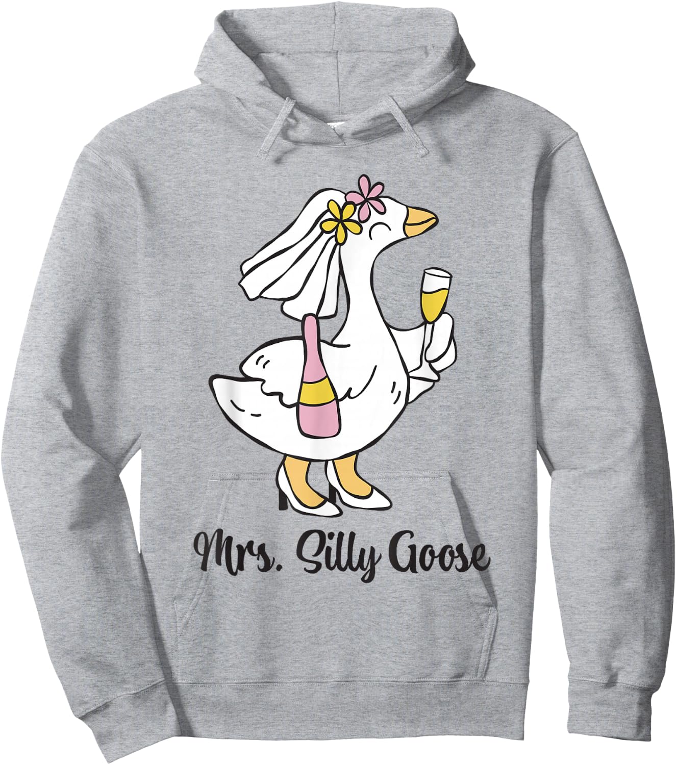 Mr And Mrs Silly Goose Hoodie - Hoodie | Ash