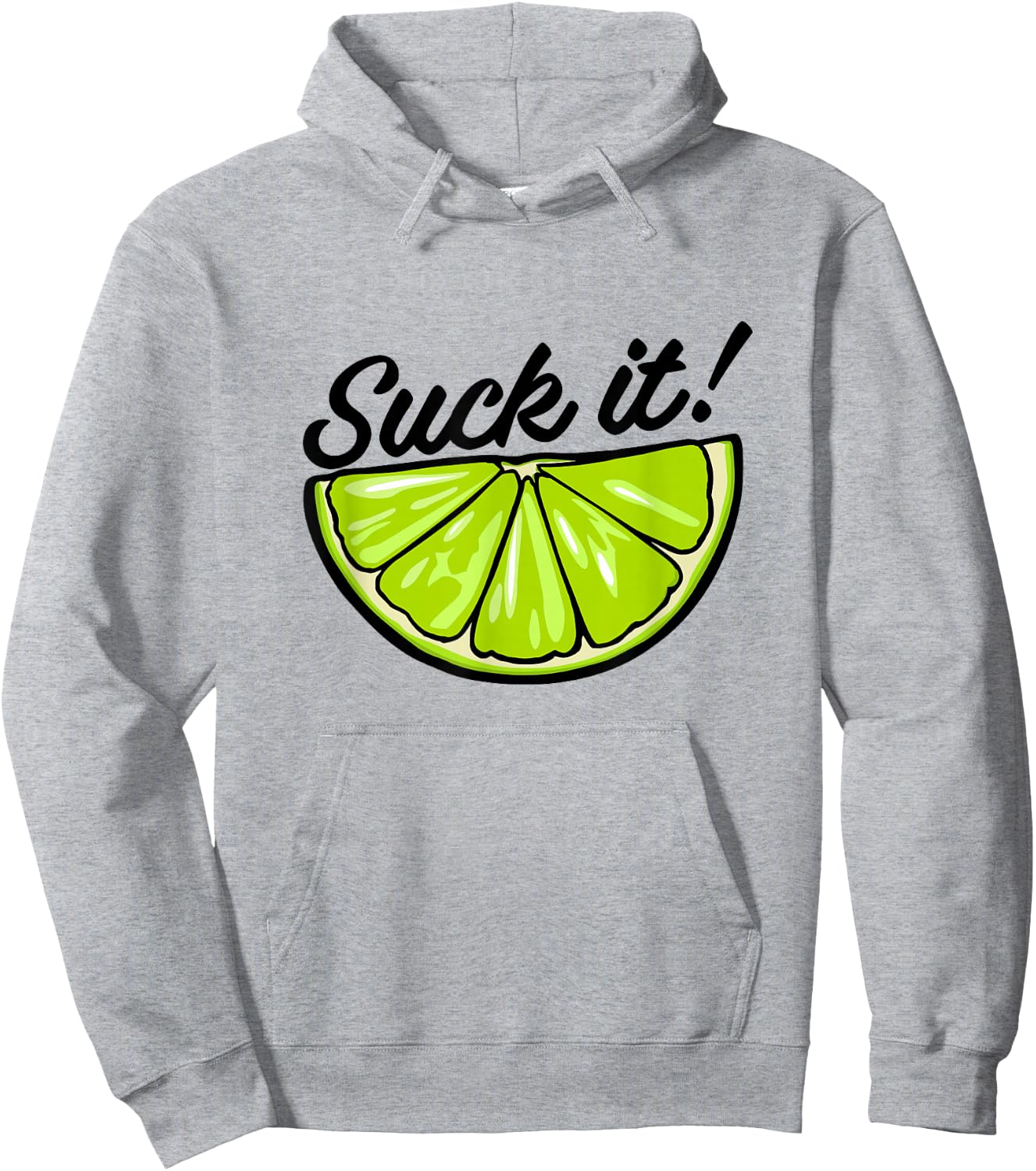 Suck It Funny Green Lime Lemon Slice Mexican Food Lover Hoodie - Hoodie | Ash