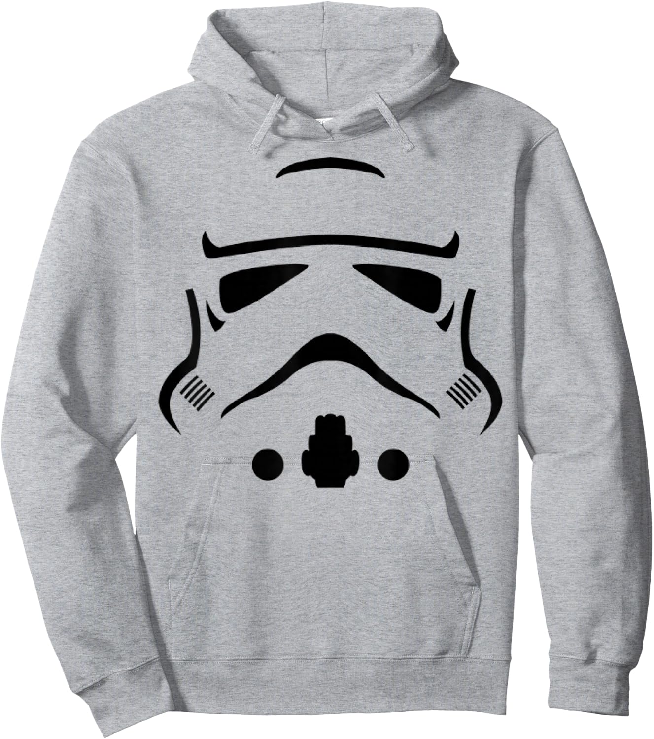 Star Wars Stormtrooper Big Face Costume Halloween Hoodie - Hoodie | Ash