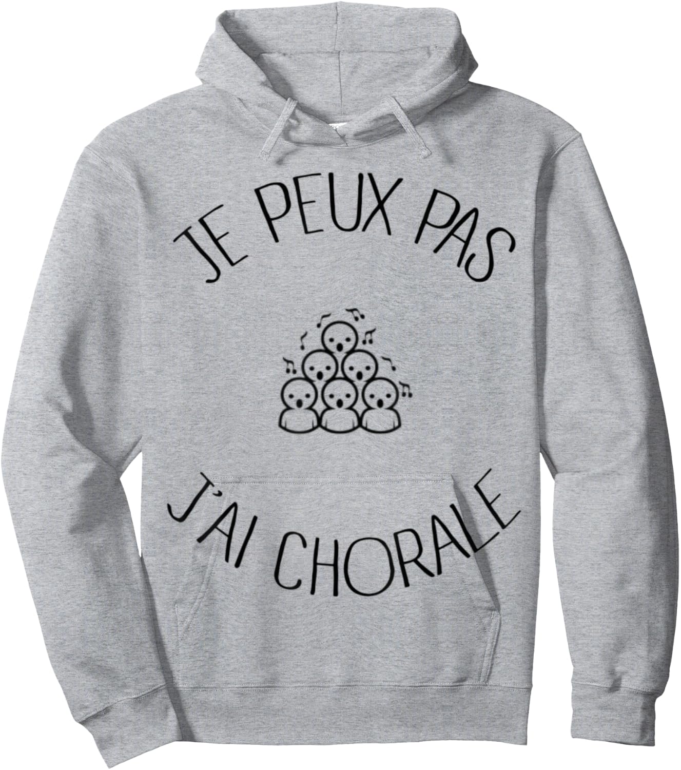 Je peux pas j'ai choir choir Gift , white, S Hoodie - Hoodie | Ash