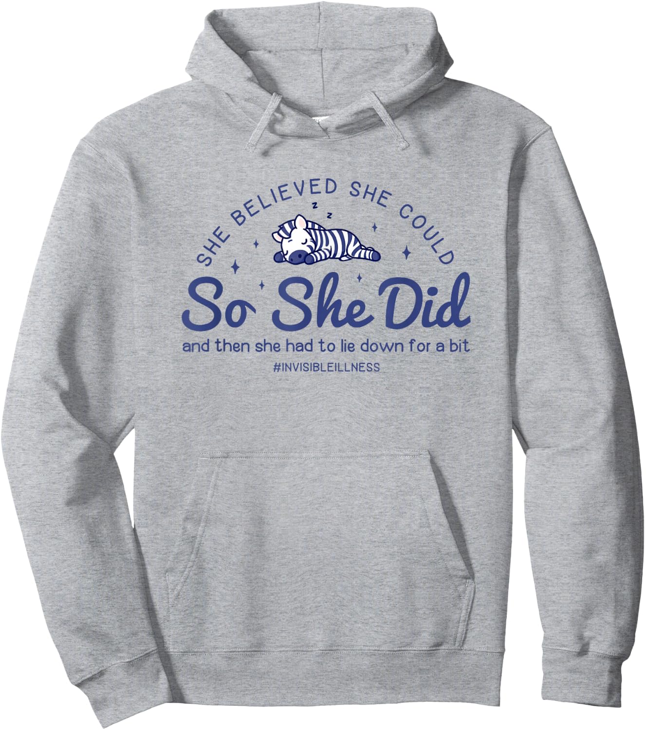 Rare Disease Awareness Warrior She Believed She Could Hoodie - Hoodie | Ash