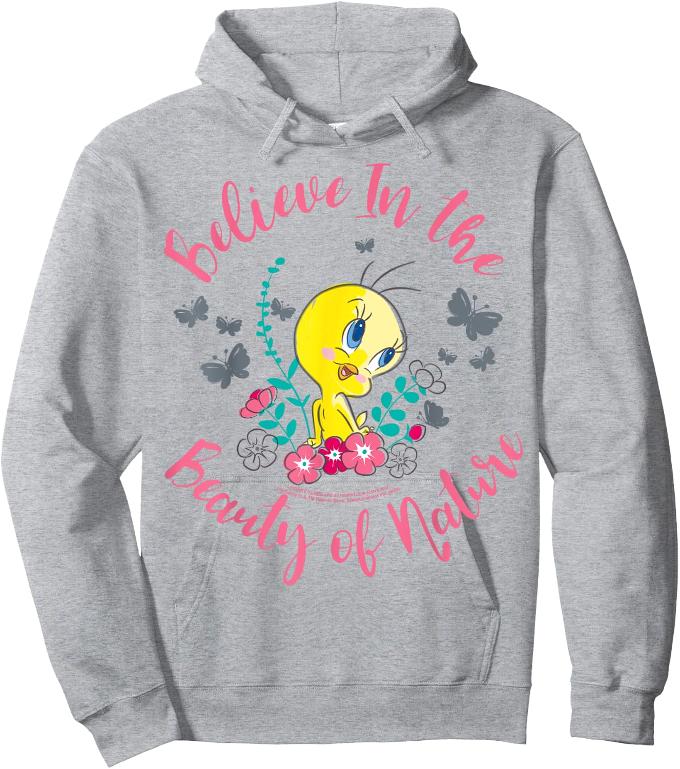 Looney Tunes Tweety Bird Believe In The Beauty Of Nature Hoodie - Hoodie | Ash
