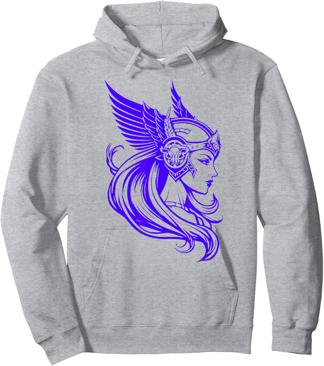 Valkyrie, warrior, Norse, shield maiden, nordic mythology Hoodie - Hoodie | Ash