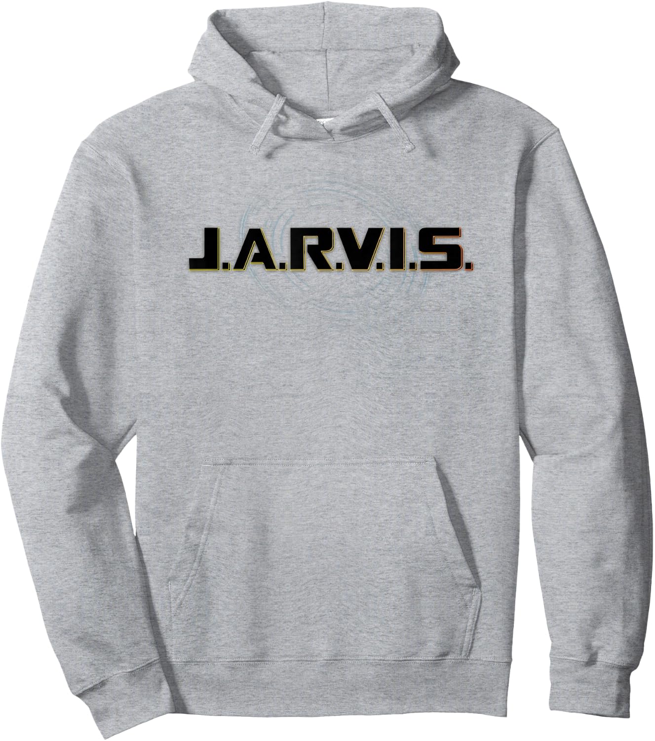 Marvel Tony Stark J.A.R.V.I.S. Logo Hoodie - Hoodie | Ash