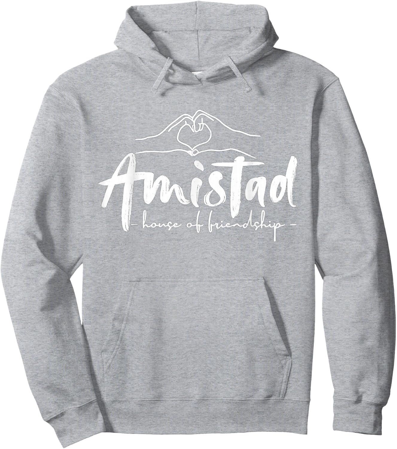 Amistad House of Friendship, Teachers Students School Hoodie - Hoodie | Ash