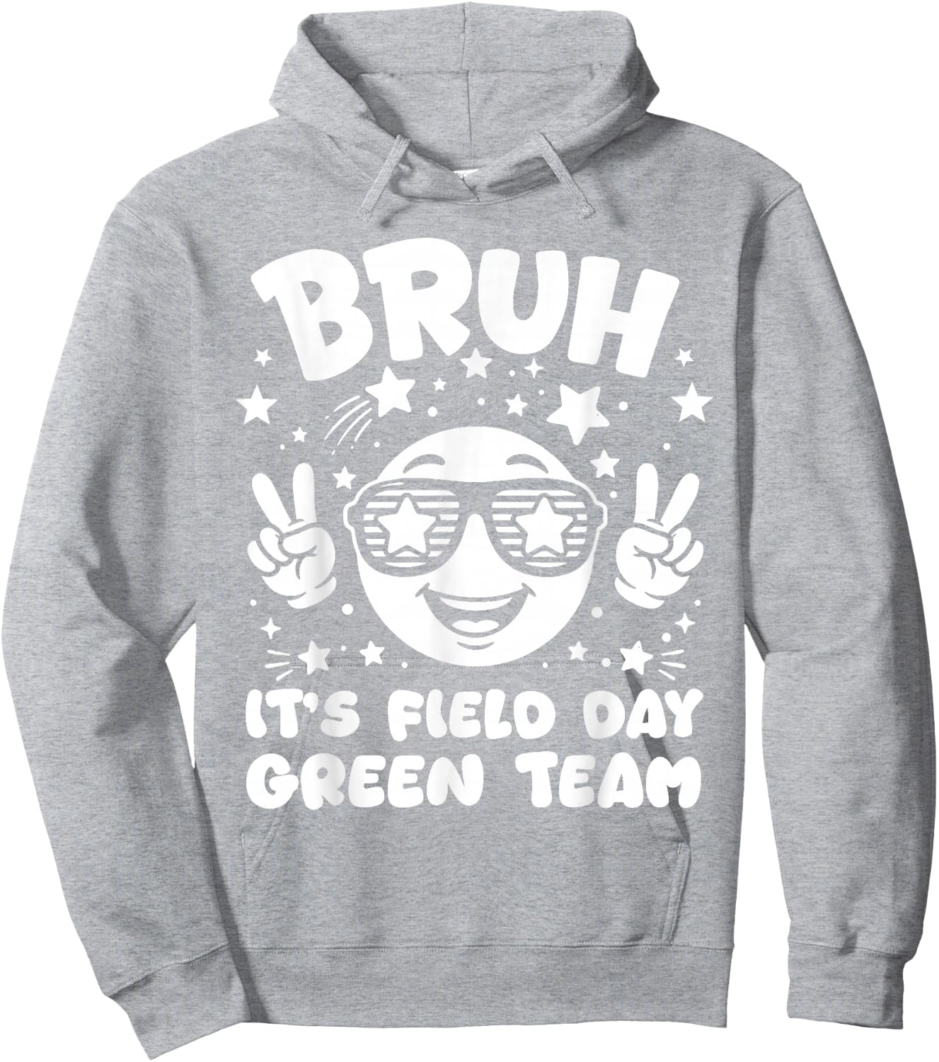 Green Team Bruh It's Field Day 2026 Teacher Student Girl Kid Hoodie - Hoodie | Ash