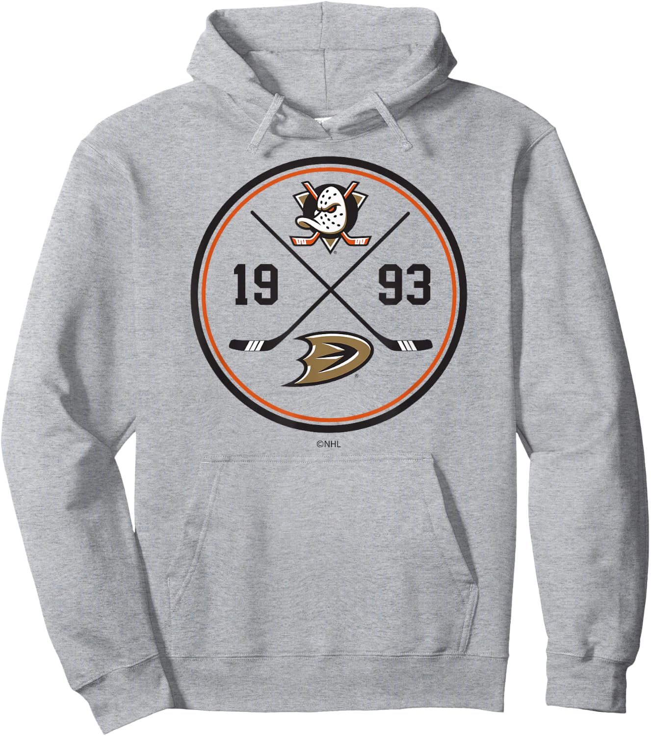 Anaheim Ducks Prize Officially Licensed Hoodie - Hoodie | Ash