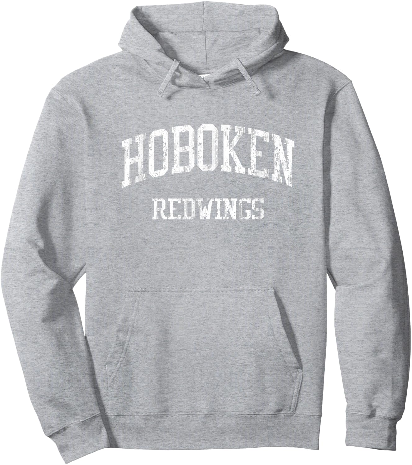 Hoboken High School HS Hoboken NJ Vintage Sports Hoodie - Hoodie | Ash