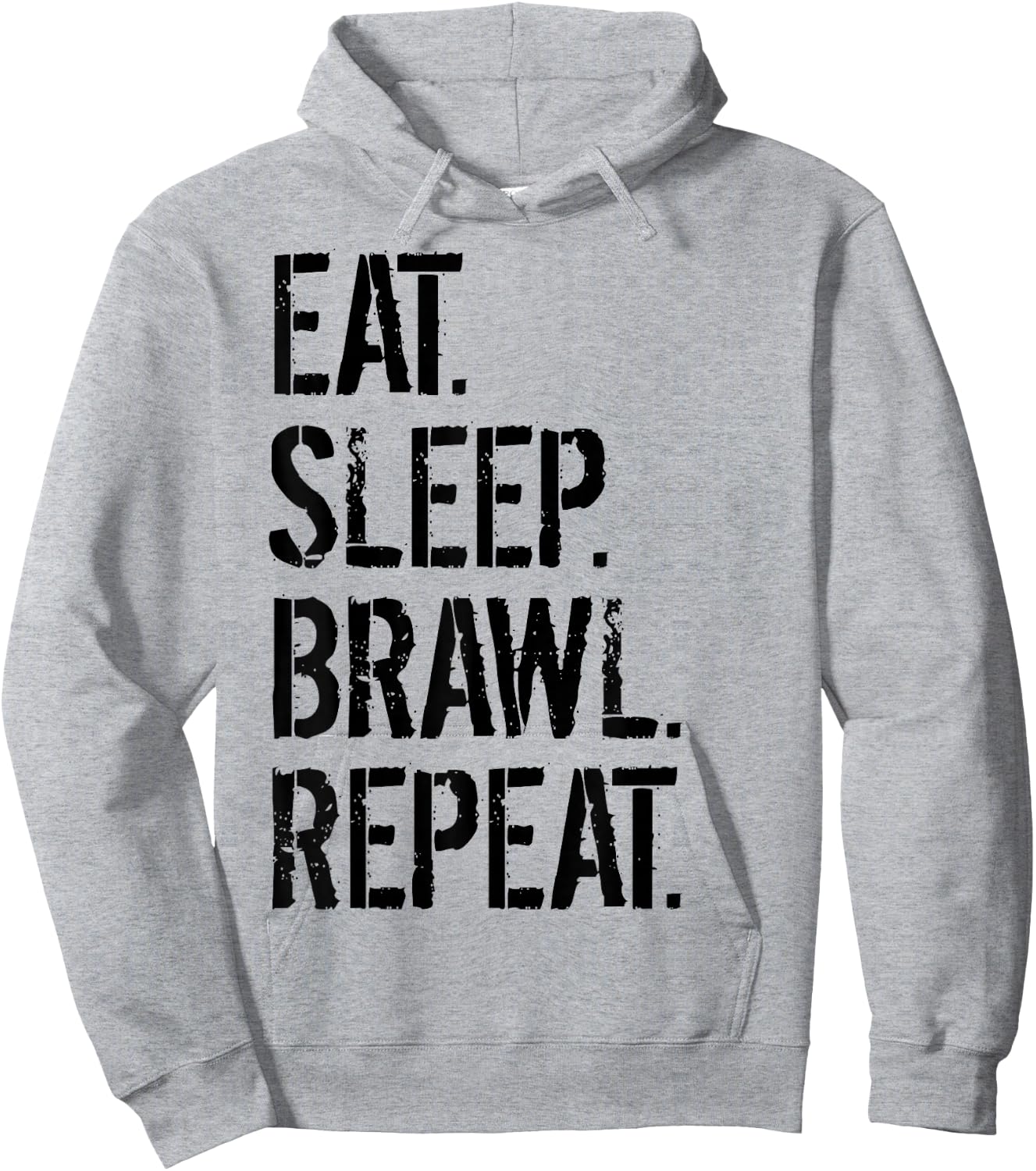 Eat Sleep Brawl Repeat Funny Video Gamer Hoodie - Hoodie | Ash