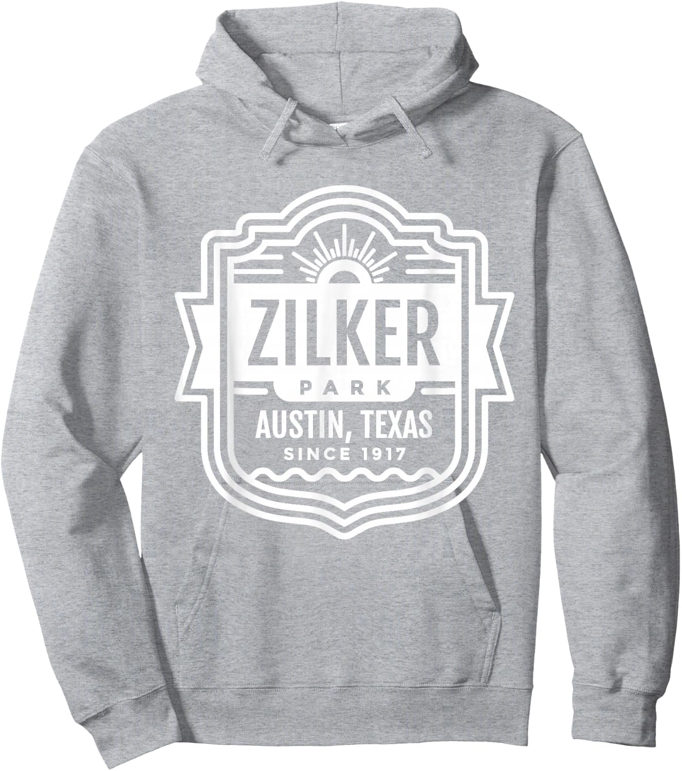 Austin Shirt Texas Zilker Park Hoodie - Hoodie | Ash