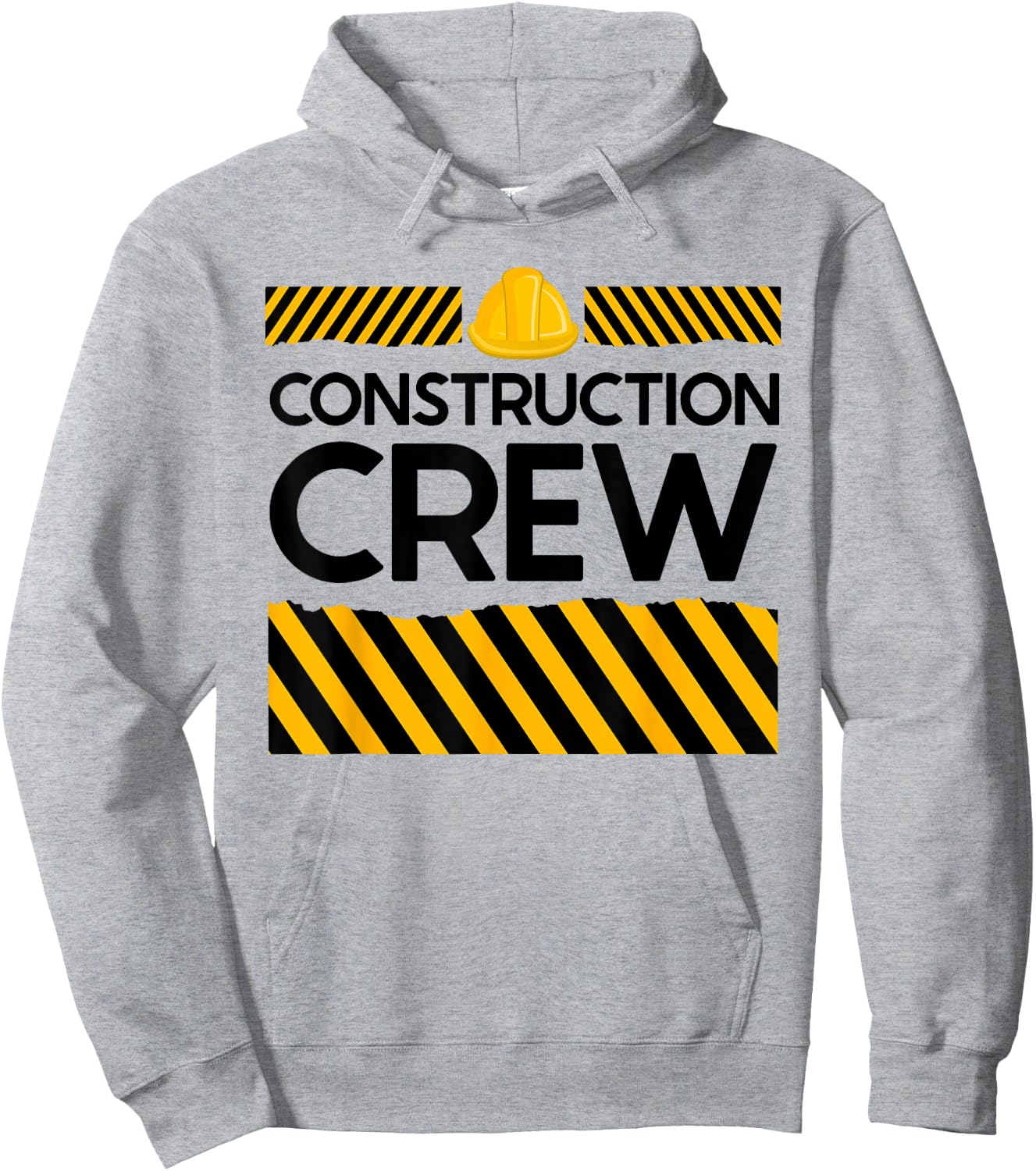 Kids Construction Crew Design – Perfect for Birthdays Hoodie - Hoodie | Ash