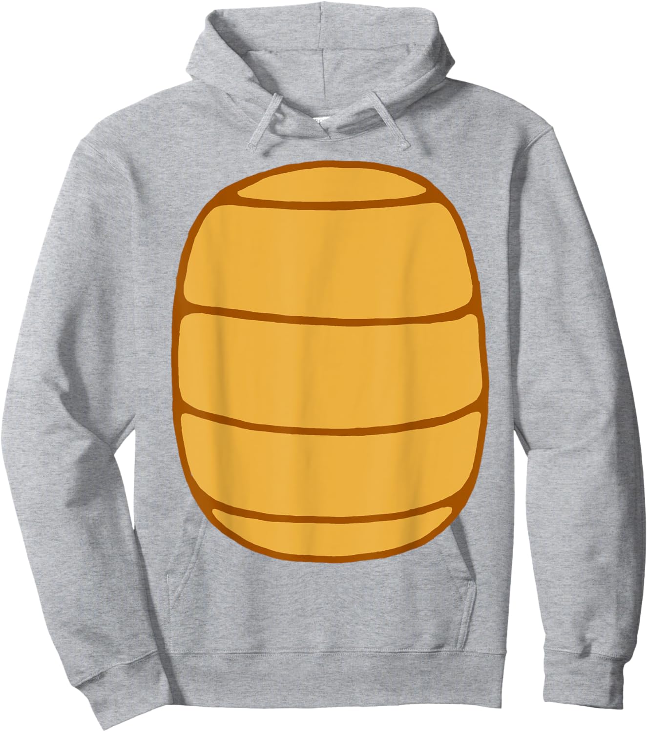 Turtle Shell Shirt KIDS DIY Halloween Costume FRONT + BACK! Hoodie - Hoodie | Ash
