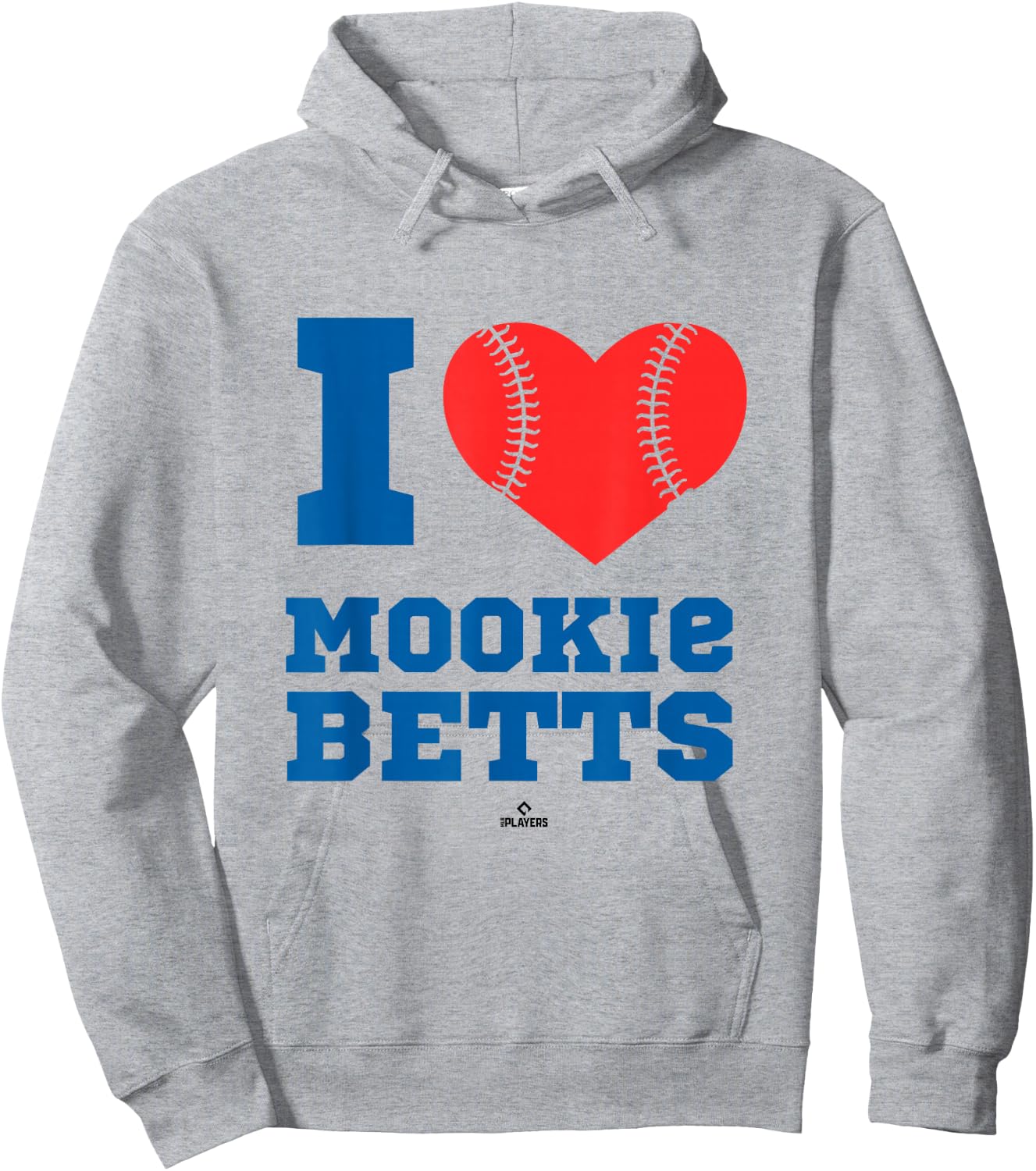 Mookie Betts | Los Angeles Baseball Merch | MLBMBE6001 Hoodie - Hoodie | Ash