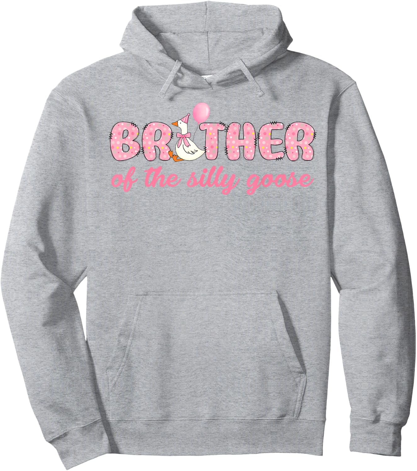 Brother Of The Birthday Girl Brother Of The Silly Goose Hoodie - Hoodie | Ash