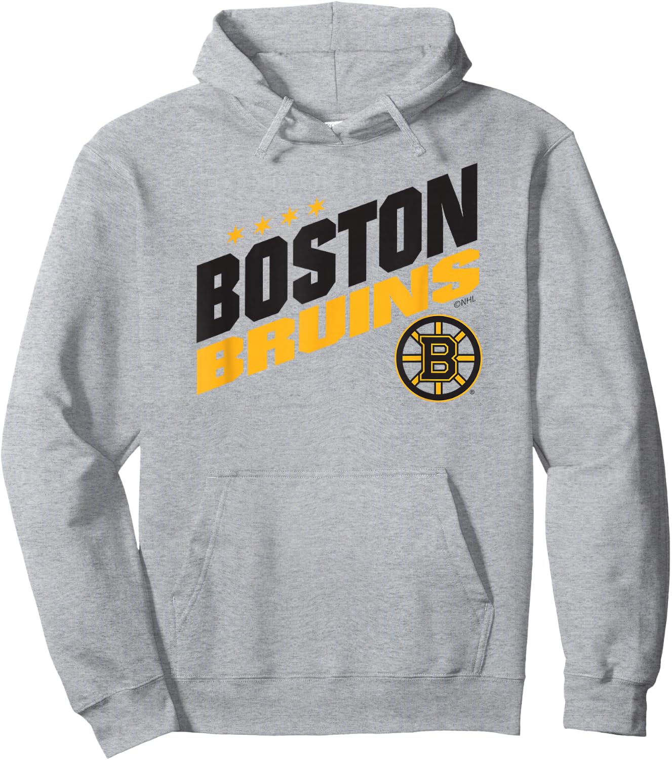 Boston Bruins Fuel White Officially Licensed Hoodie - Hoodie | Ash