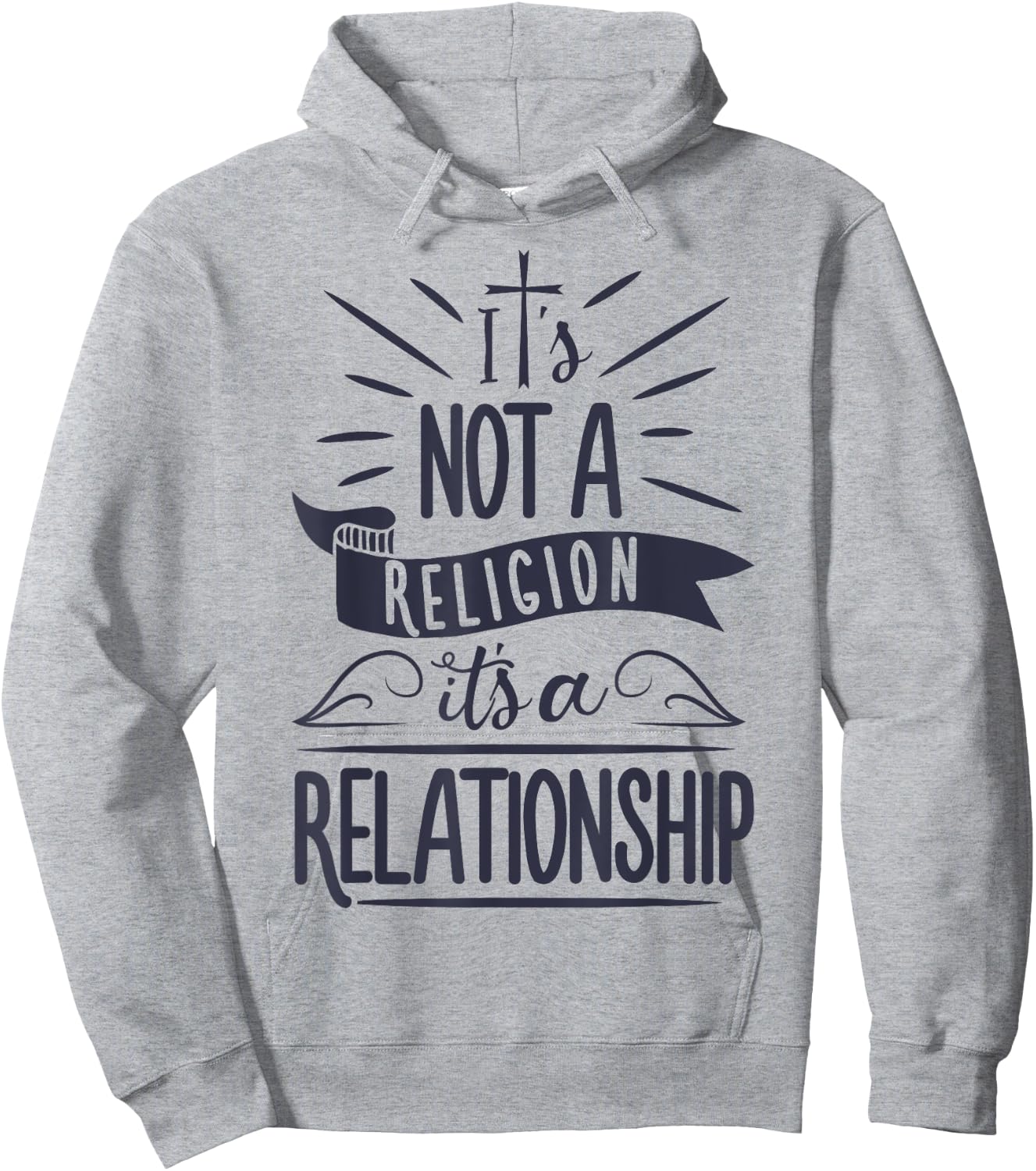 It's Not a Religion It's a Relationship T shirt Christian Hoodie - Hoodie | Ash