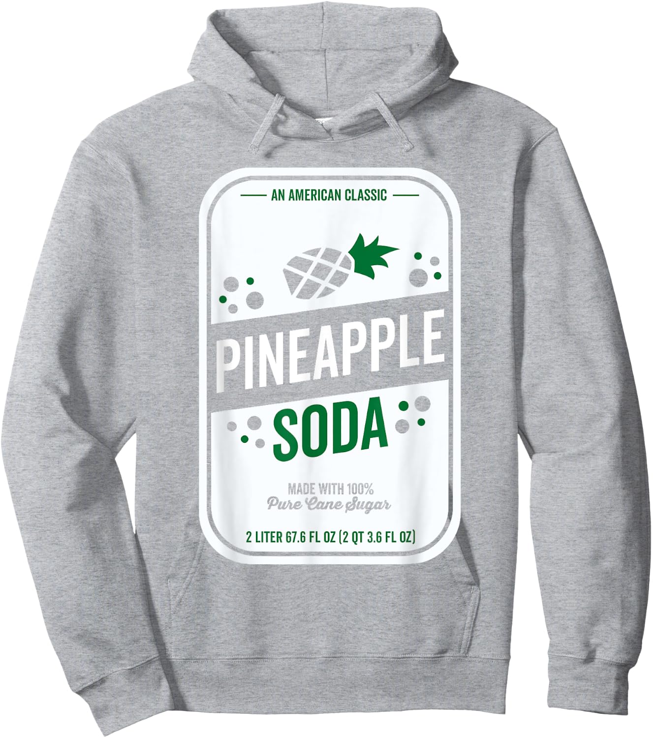 Soda Group Halloween Costume Pineapple Soda Hoodie - Hoodie | Ash