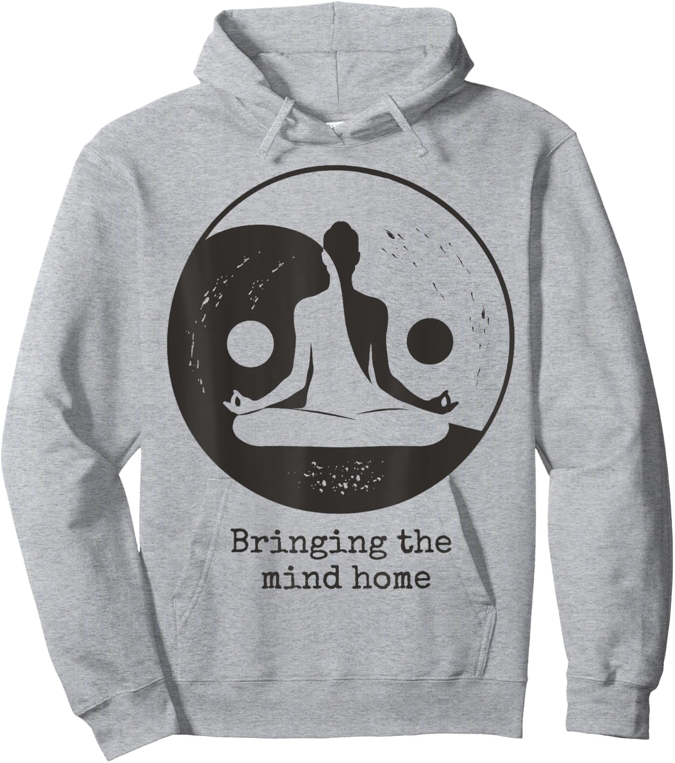 Ying Yang Balance Taoism Meditation Tai Chi Yoga Hoodie - Hoodie | Ash