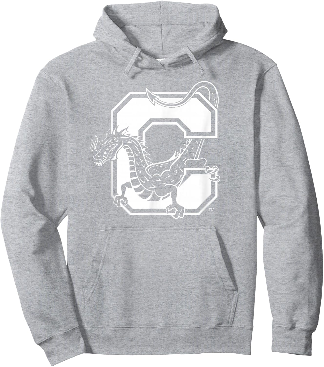 SUNY Cortland Red Dragons C Mark Hoodie - Hoodie | Ash