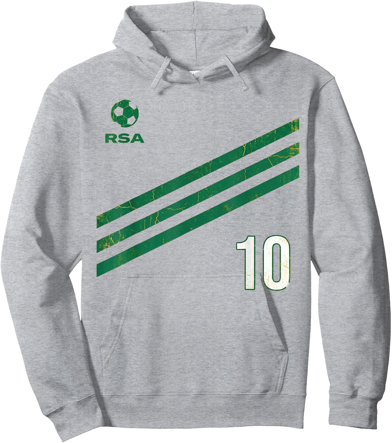 South Africa Retro Vintage Jersey Capetown African Hoodie - Hoodie | Ash
