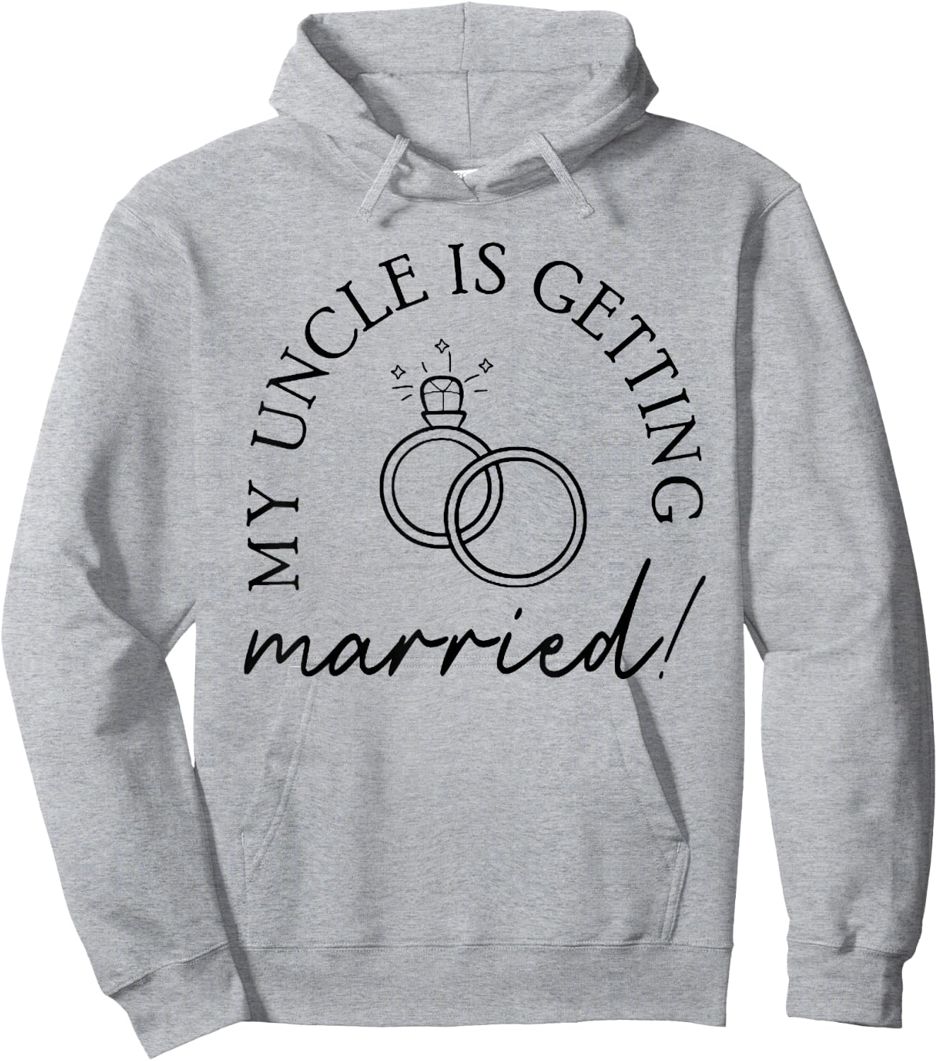 My Uncle Is Getting Married Uncle Niece Nephew Matching Hoodie - Hoodie | Ash