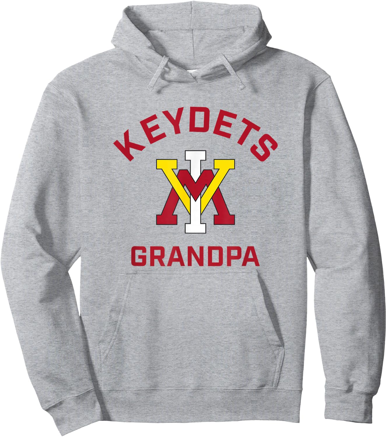 Virginia Military Institute VMI Keydets Arched Grandpa Hoodie - Hoodie | Ash