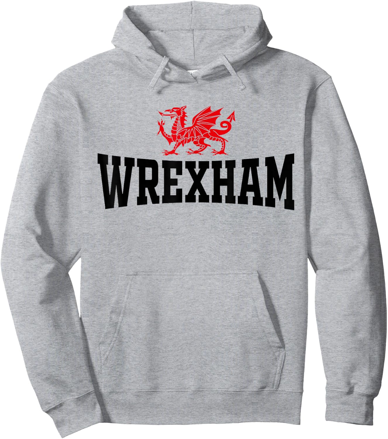 Wrexham City, Wales, Roter Drache, Wrecsam Cymru, Grafschaft Wales Hoodie - Hoodie | Ash