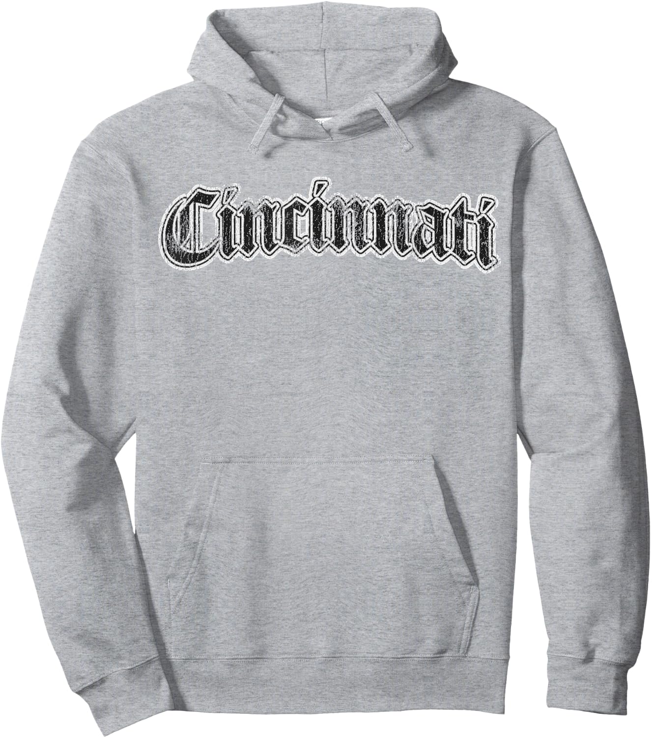 Retro Cincinnati Souvenir Hoodie - Hoodie | Ash