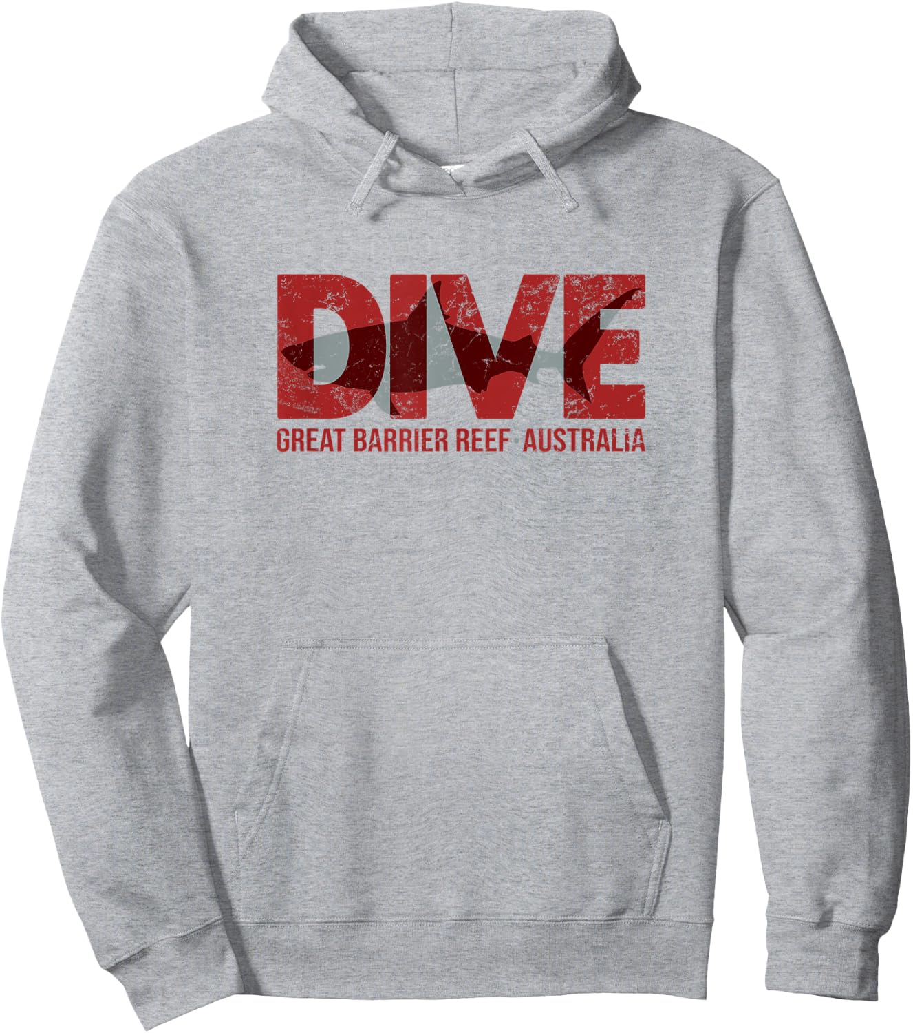 Australia Shark Dive Great Barrier Reef Diving Hoodie - Hoodie | Ash