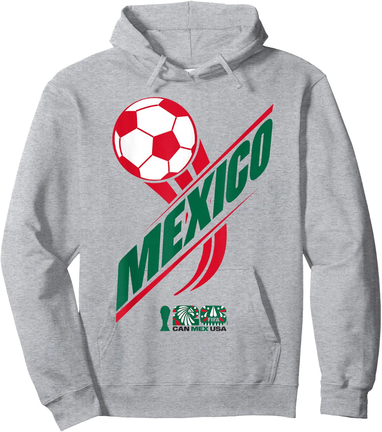 FIFA World CUP26 Mexiko Host Country Ball Hoodie - Hoodie | Ash