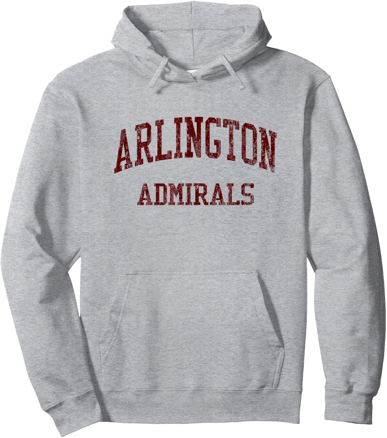 Arlington High School HS Lagrangeville NY Vintage Sports Hoodie - Hoodie | Ash