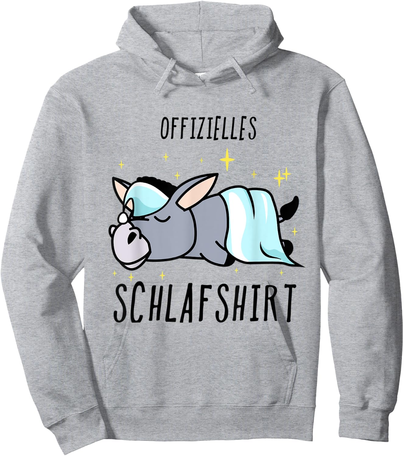 Esel Pyjama Schlafanzug Hoodie - Hoodie | Ash