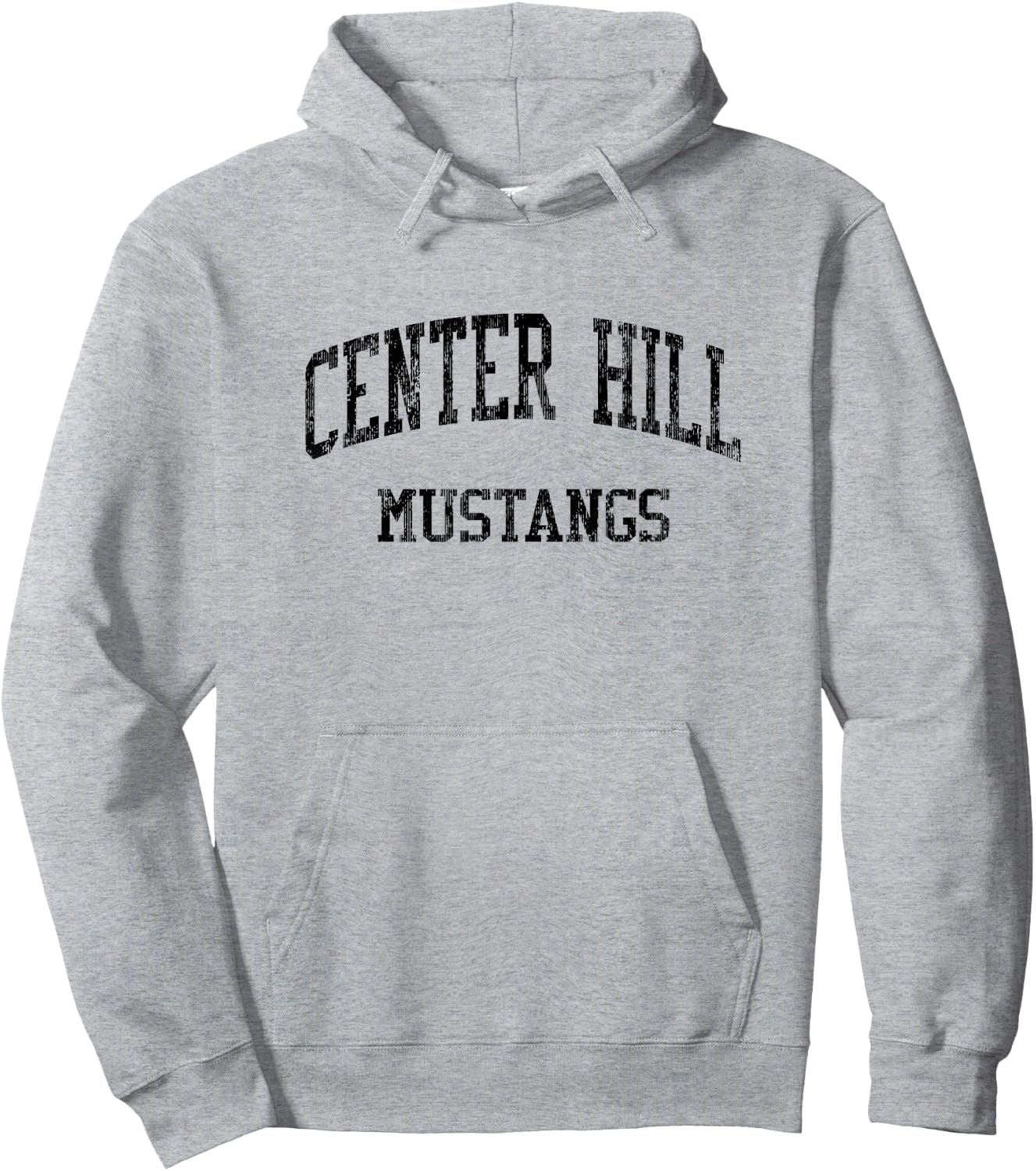 Center Hill High School HS Olive Branch MS Vintage Sports Hoodie - Hoodie | Ash