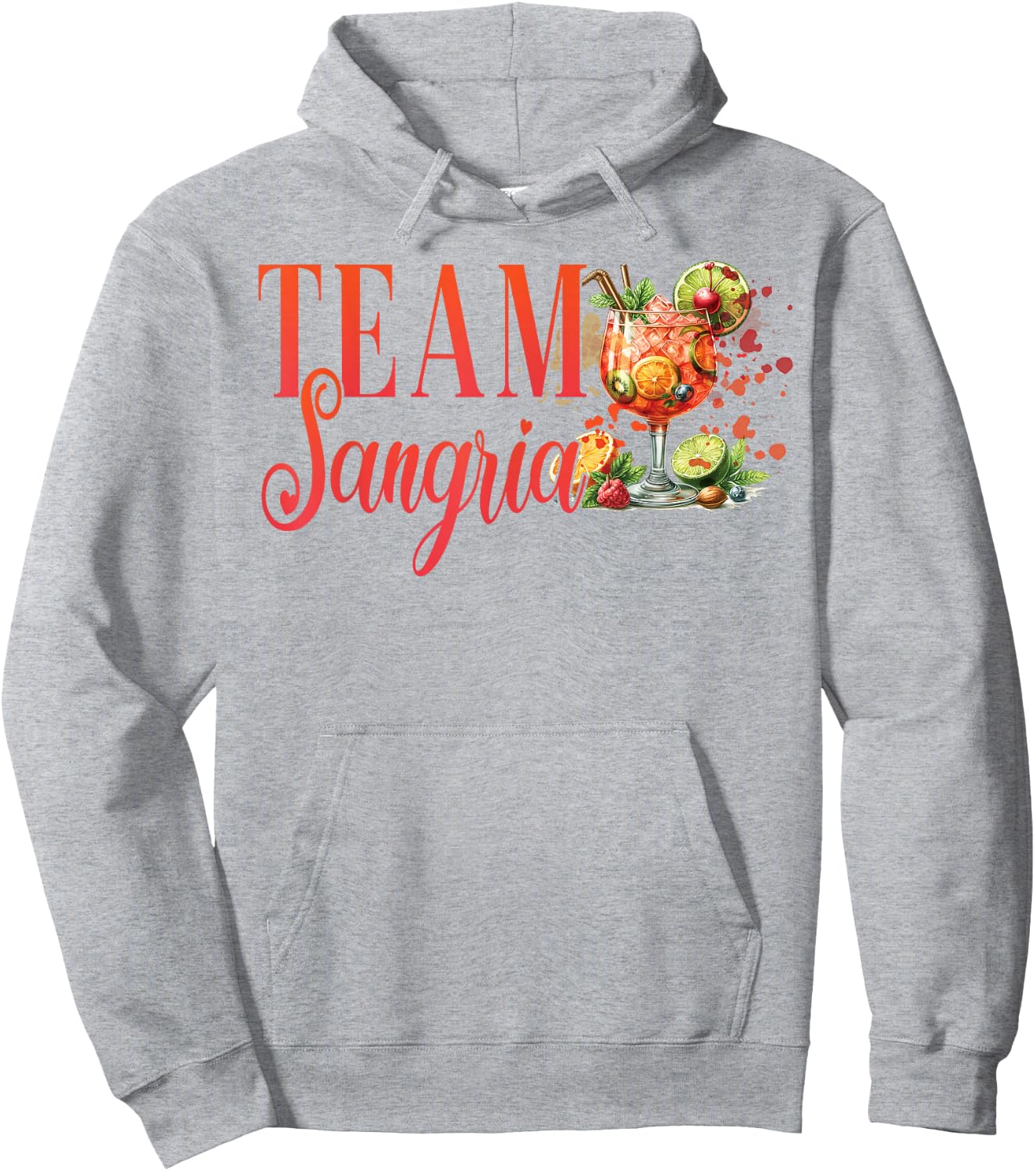 Hen Party Team Sangria Cocktail for Bartender , White Hoodie - Hoodie | Ash