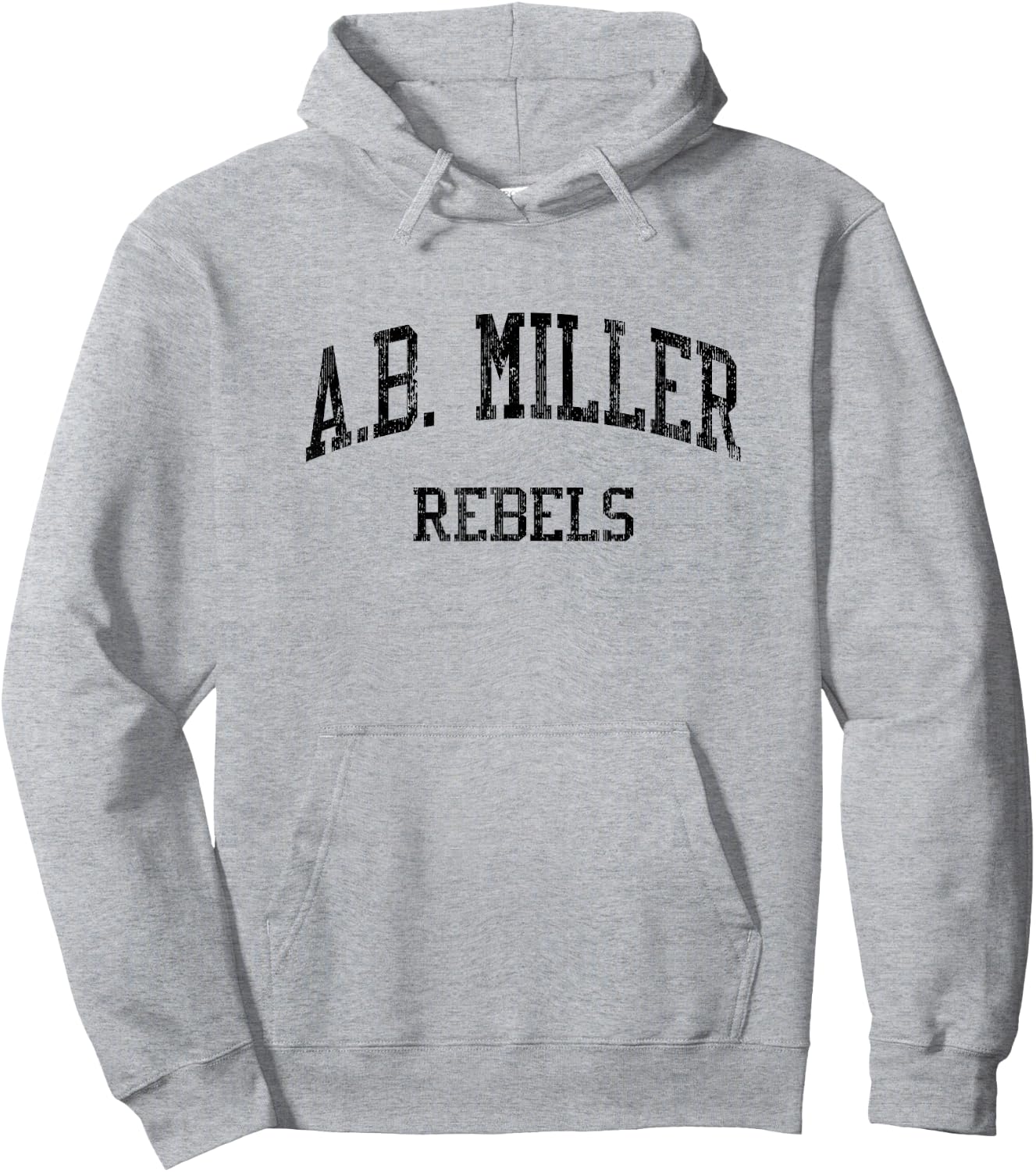 A.B. Miller High School HS Fontana CA Vintage Sports Hoodie - Hoodie | Ash