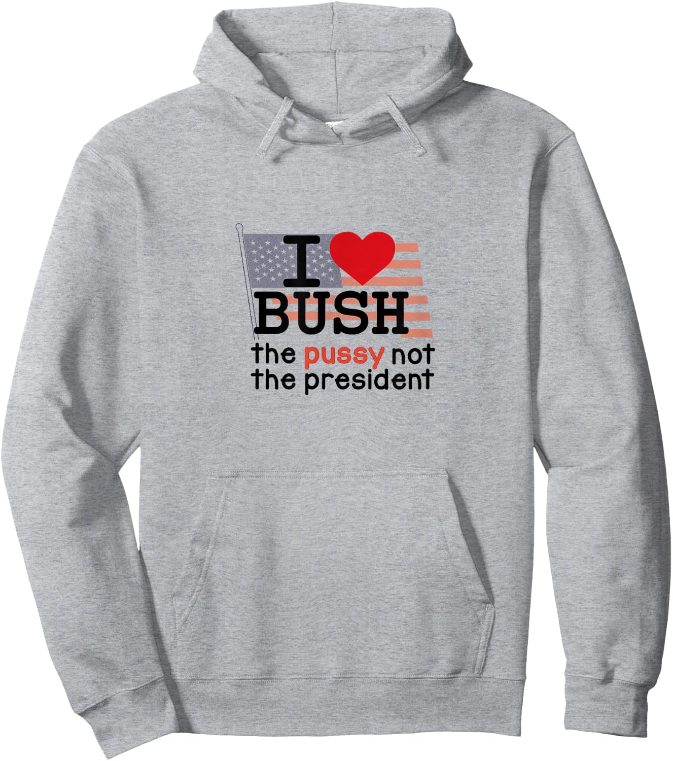 I Love Bush Hoodie - Hoodie | Ash