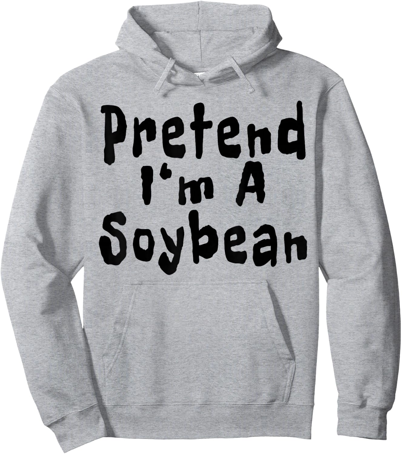 Pretend I'm A Soybean Halloween Costume Vegan Vegetarian Hoodie - Hoodie | Ash