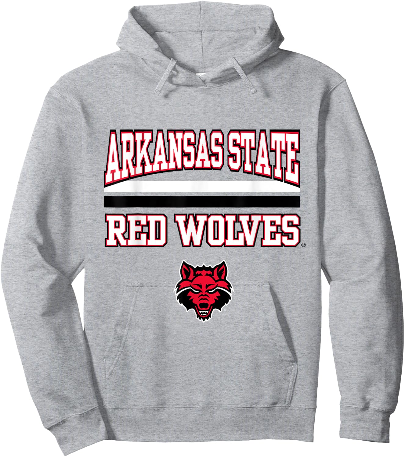 Arkansas State Wolves |NCAA University Merch | VNPARKST301 Hoodie - Hoodie | Ash